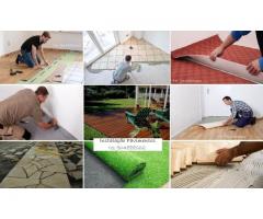 Aplicação chão flutuante, cerâmicas, alcatifas, ..  - todo o tipo de pavimentos!