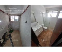 RENOVAÇÃO CASAS DE BANHO / RESTAURO WC