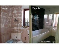 RENOVAÇÃO CASAS DE BANHO / RESTAURO WC